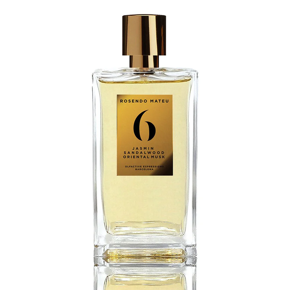 Rosendo Mateu 6 Jasmin Sandalwood Oriental Musk Perfume For Unisex EDP 100ml