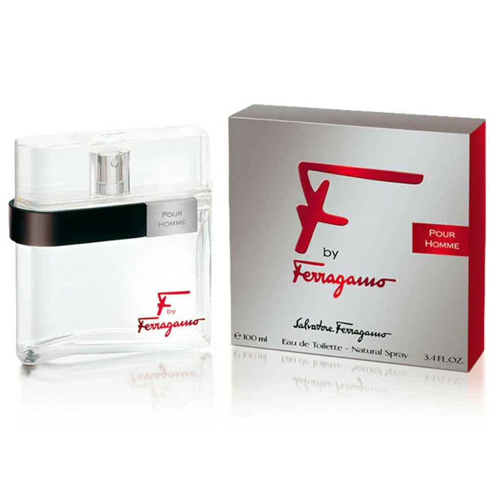 Salvatore Ferragamo F by Ferragamo Pour Homme for Men -Eau de Toilette, 100 ML