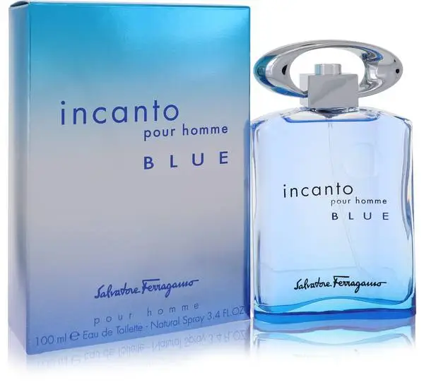 Salvatore Ferragamo Incanto Blue Pour Homme Eau de Toilette For Men Aromatic 100ml - Image 2