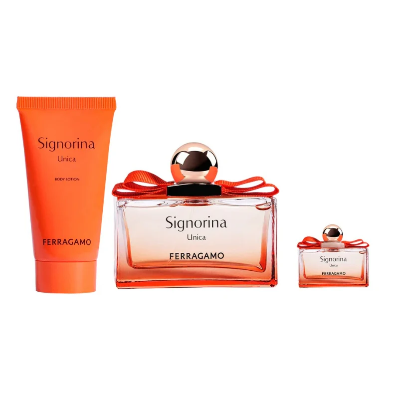 Salvatore Ferragamo Signorina Unica For Women Set EDP 100ml + EDP 5ml + Body Lotion 50ml
