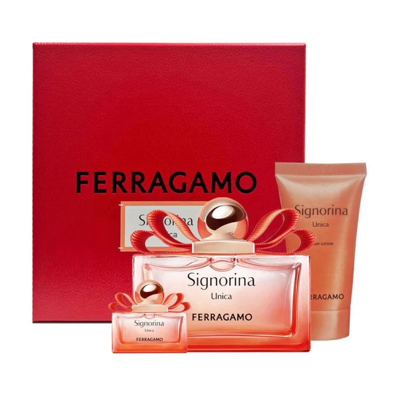 Salvatore Ferragamo Signorina Unica For Women Set EDP 100ml + EDP 5ml + Body Lotion 50ml - Image 4