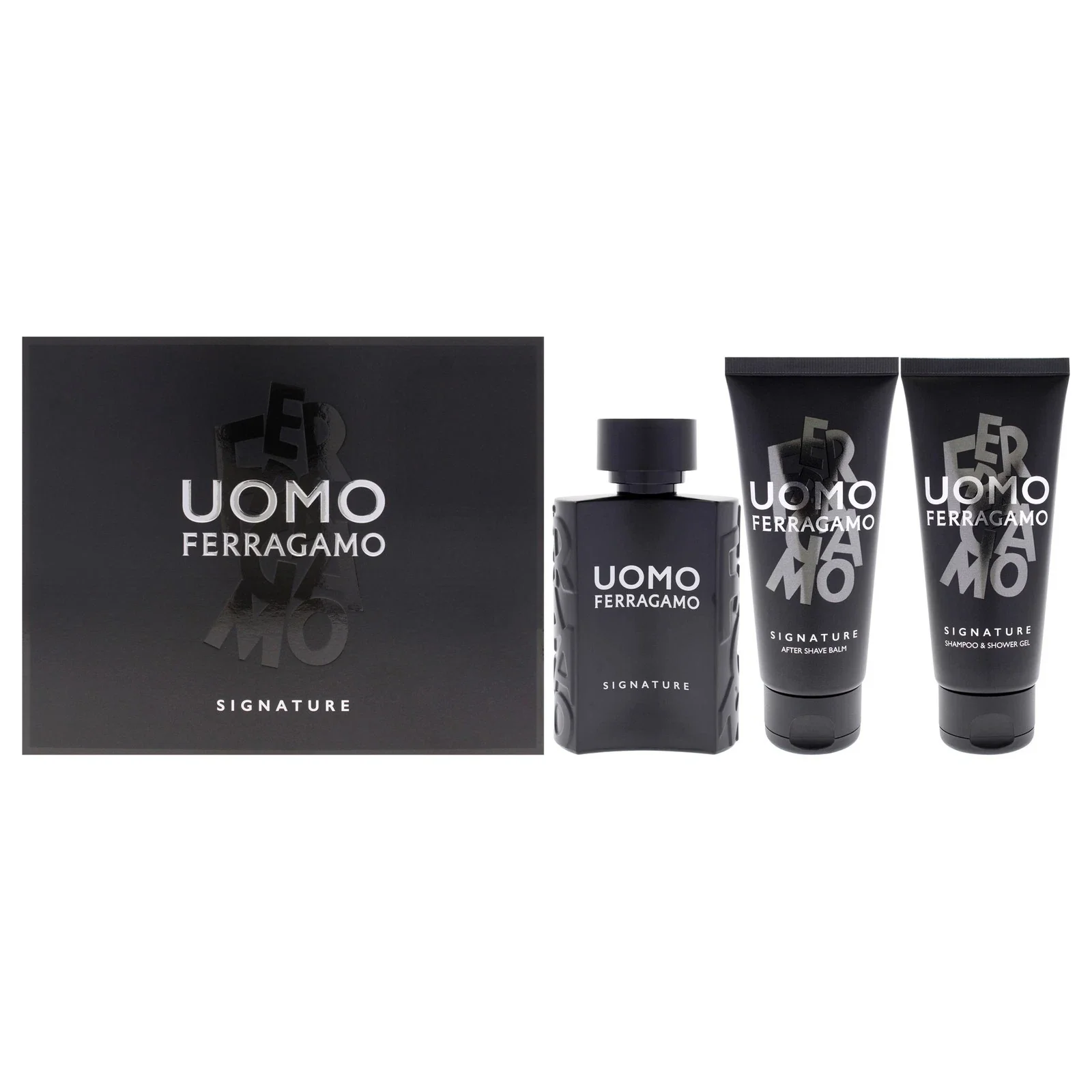 Salvatore Ferragamo Uomo Signature Pour Homme Gift Set For Men - Image 2