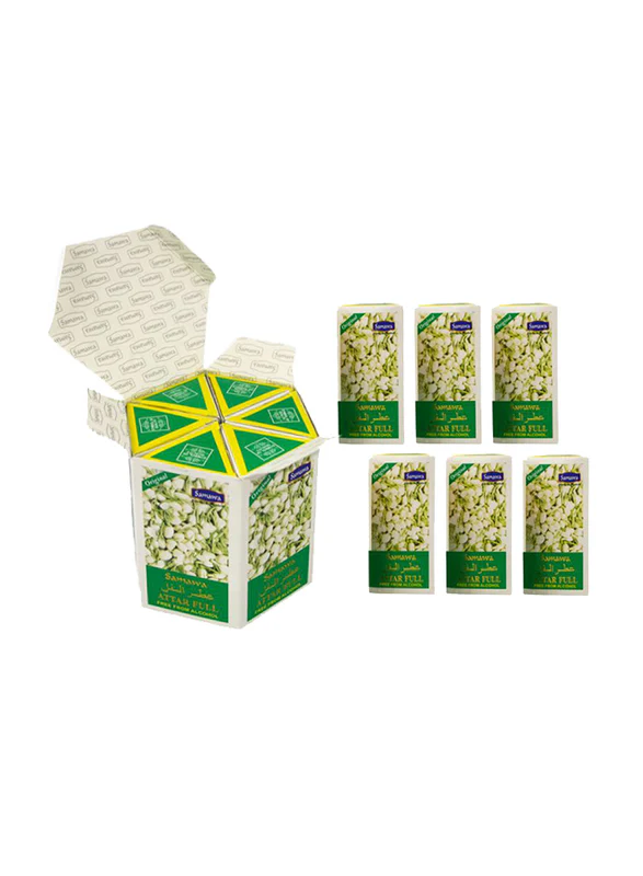 Samawa Attar Full, Non Alcoholic Perfume Oil, Roll On, 6pcs X 8ml - Image 2