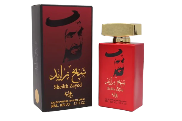 Sheikh Zayed Luxury Red By Ard Al Khaleej Perfume For Men Edp 80ml - Image 2