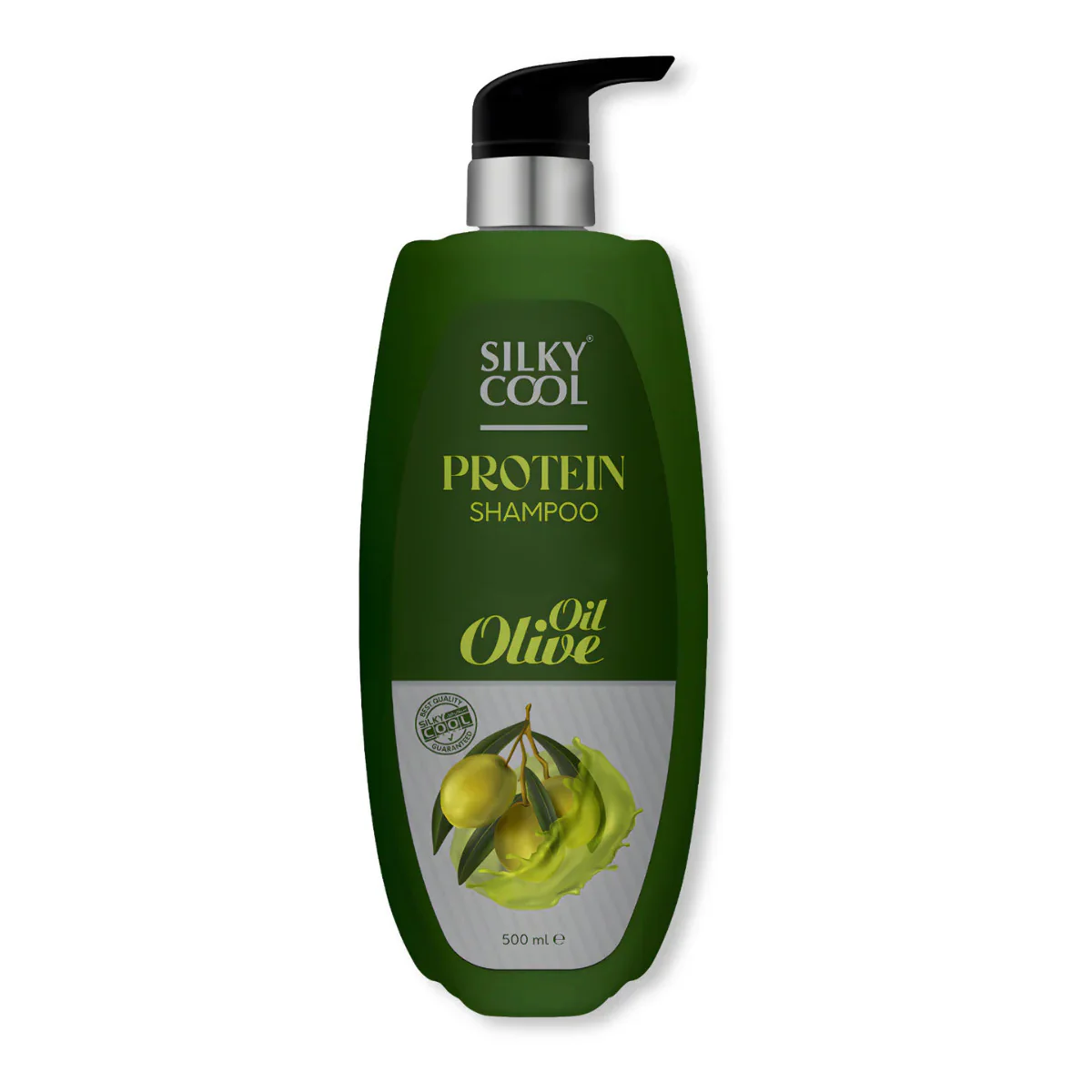Silky Cool Protein & Olive Oil Shampoo Anti-Hair Loss 500ml
