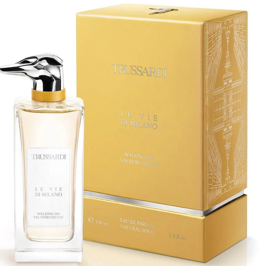 Trussardi Le Vie Di Milano Walking On Via Fiori Oscuri Eau De Parfum For Unisex - Floral Perfume 100ml - Image 2