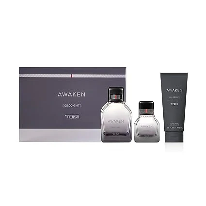 Tumi Awaken Set Edp 100ml + EDP 30ml + Body Wash 200ml For Men