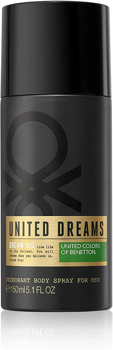 United Colors of Benetton Colours Dream Big Deodorant Spray For Men, 150ml