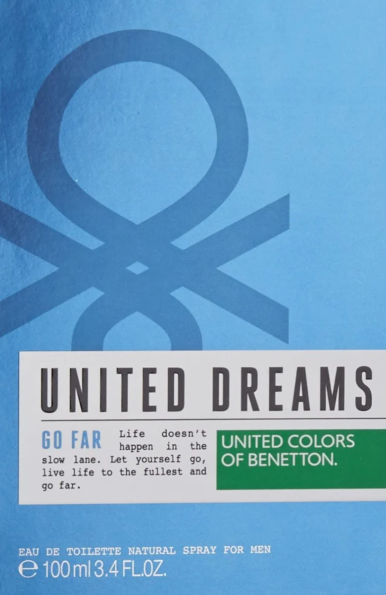 United Colors of Benetton United Dreams Go Far by United Colors of Benetton for Men - 100 ml - EDT Spray - Image 2