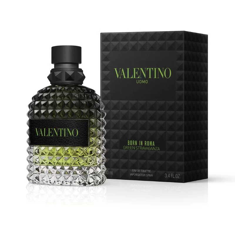Valentino Uomo Born In Roma Green Stravaganza For Men EDT 100ml - Image 2