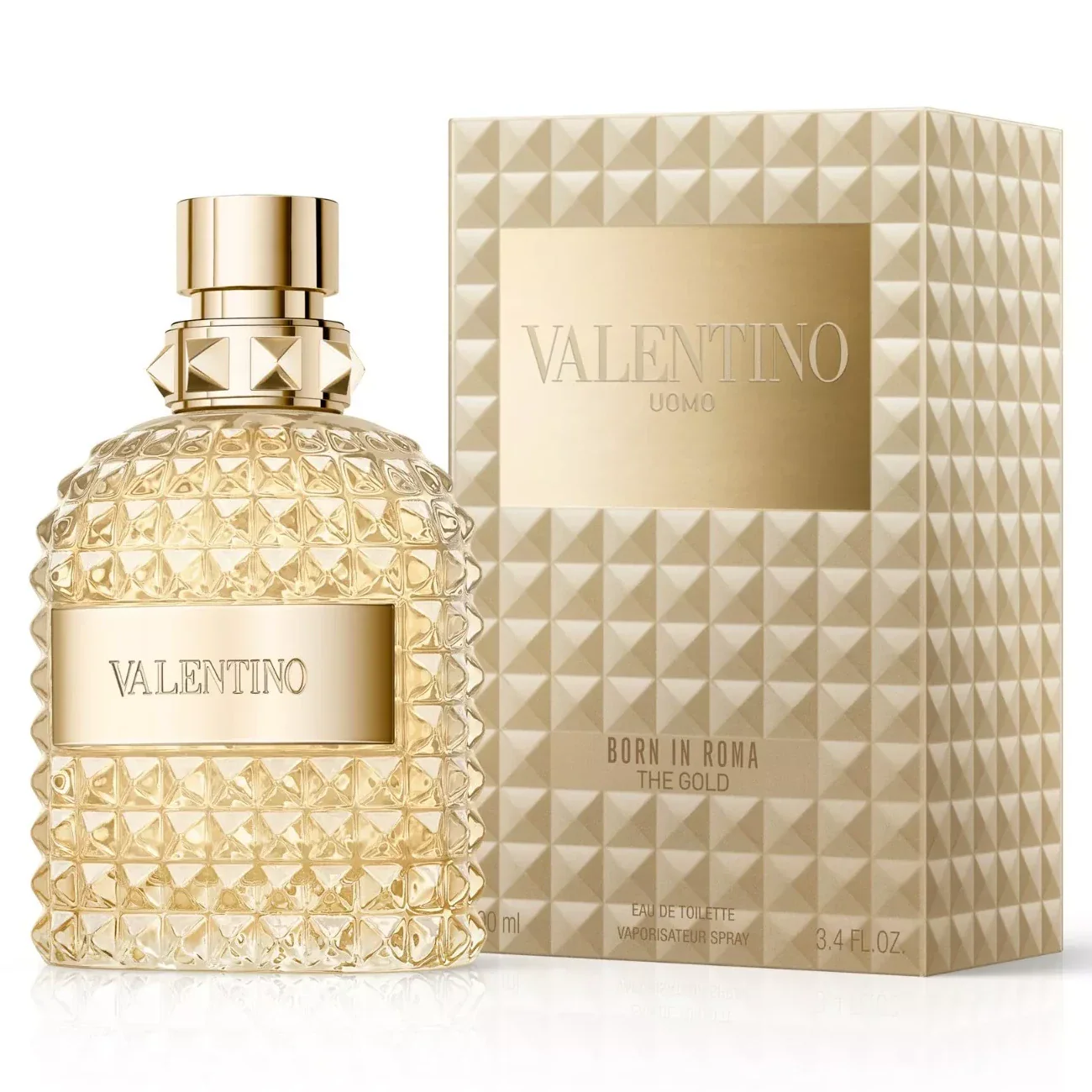 Valentino Uomo Born in Roma the Gold Perfume For Men EDT 100ml - Image 2