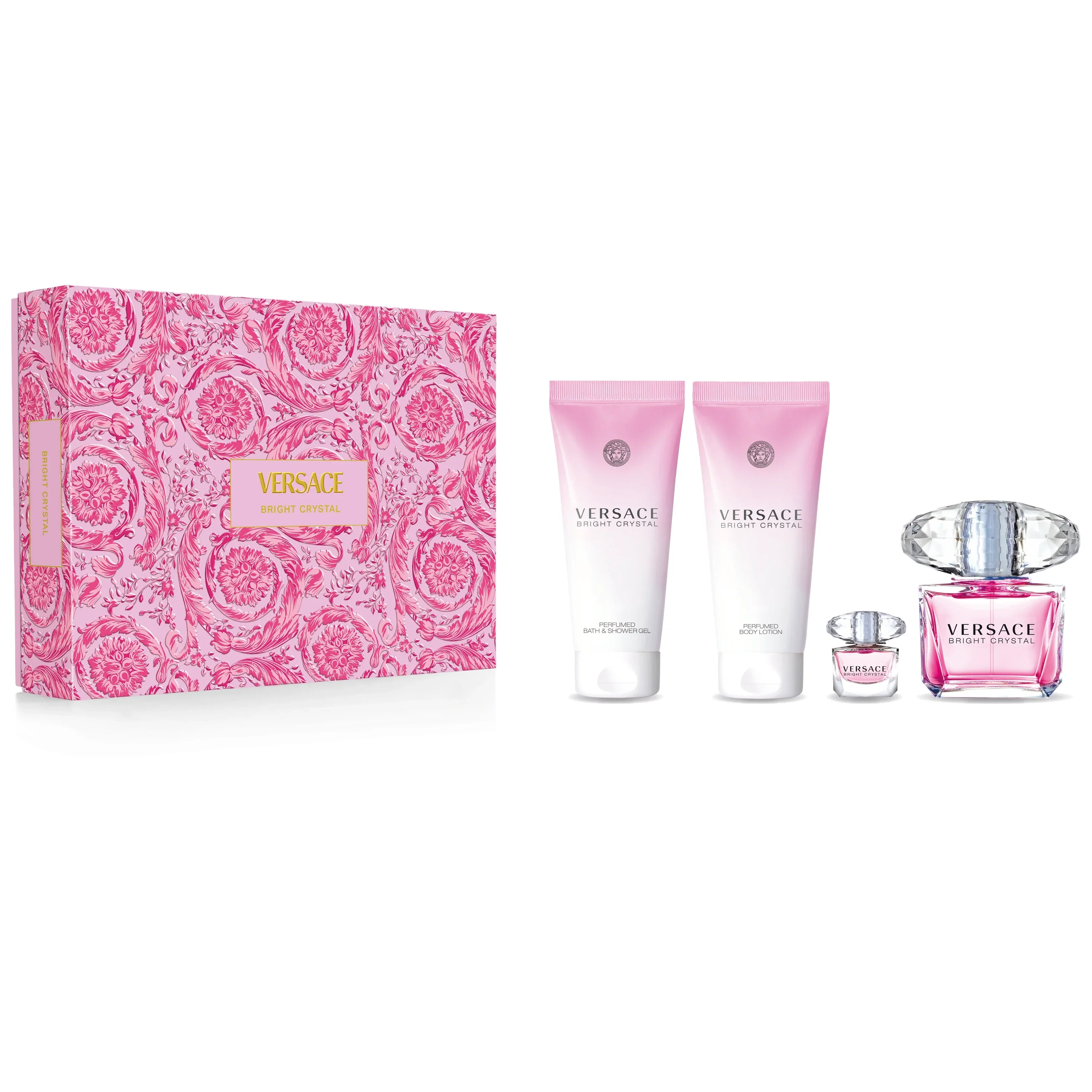 Versace Bright Crystal Gift Set For Women
