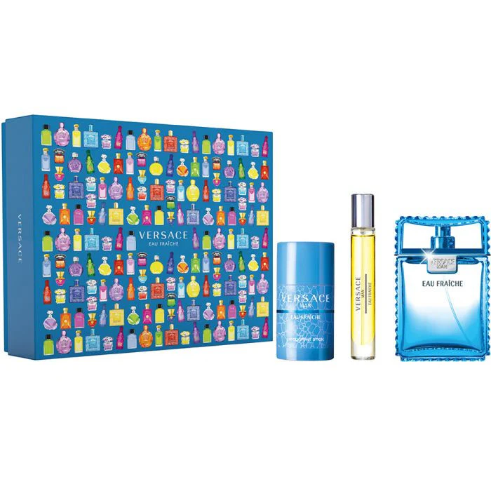 Versace Eau Fraiche 3-Piece Gift Set For Men