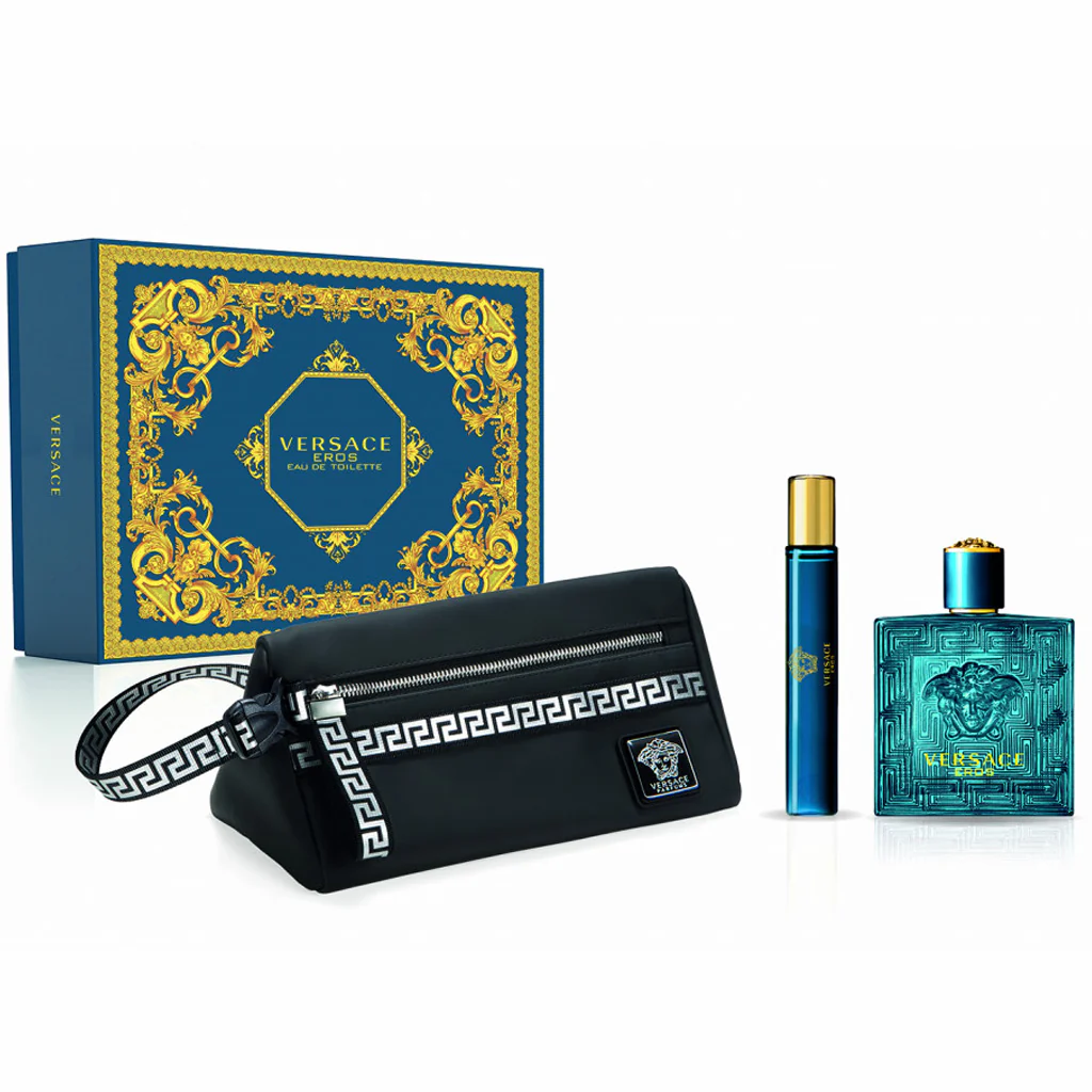Versace Eros (EDT) Gift Set For Men
