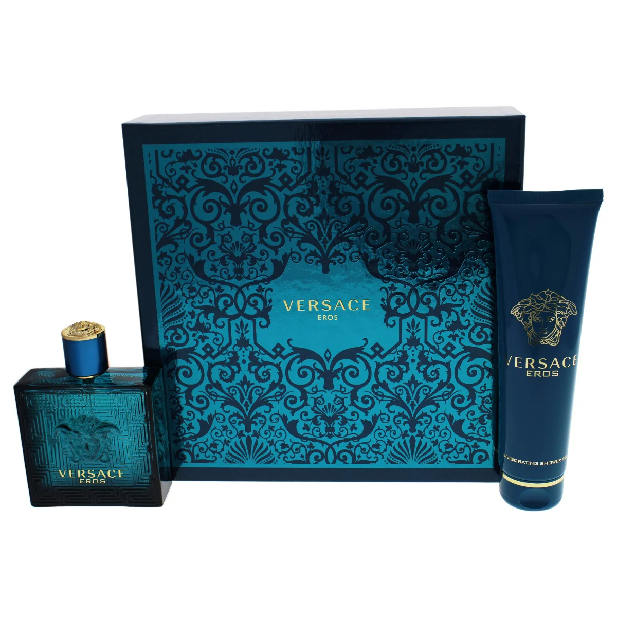 Versace Eros Gift set Perfume For Men, EDT 100 ml + Shower Gel 150 ml