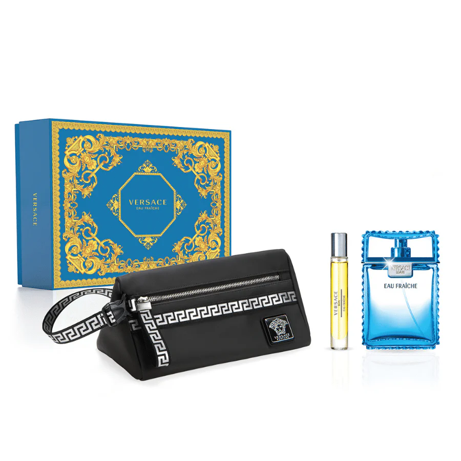 Versace Man Eau Fraiche Gift Set For Men