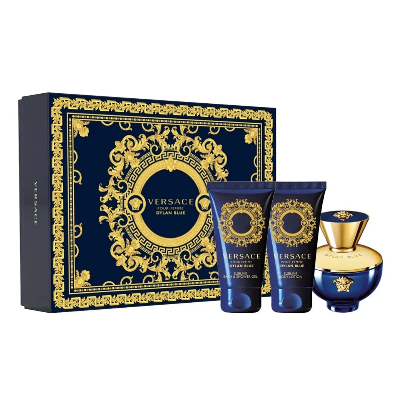 Versace Pour Femme Dylan Blue For Women Set EDP 50ml + Sublime Body Lotion 50ml + Sublime Bath & Shower Gel 50ml - Image 2