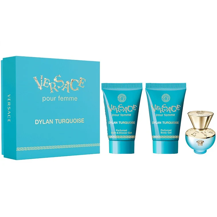 Versace Pour Femme Dylan Turquoise Gift Set For Women