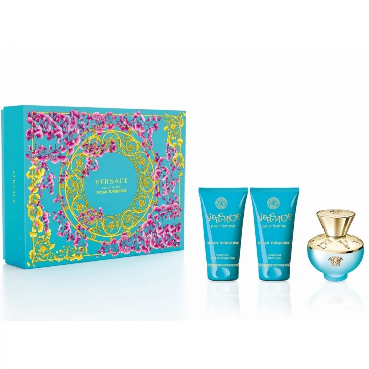 Versace Pour Femme Dylan Turquoise Gift Set For Women