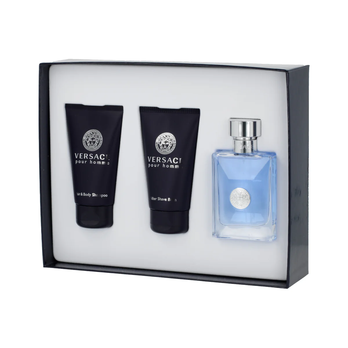VERSACE POUR HOMME FOR MEN SET EDT 50 ml + AFTERSHAVE BALM 50 ml + HAIR&BODY SHAMPOO 50 ml - Image 2