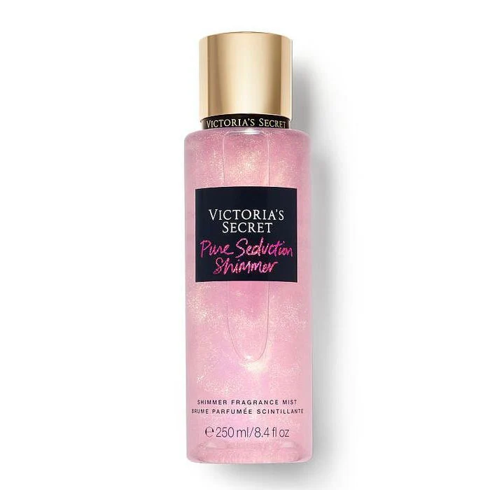 Victoria's Secret Pure Seduction Shimmer Fragrance Mist For Women 250ml Splash(No Spray or Pump)