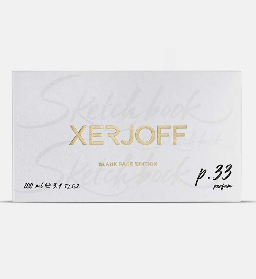 Xerjoff Sketchbook P.33 Blank Page Edition Parfum For Unisex - Woody Aromatic Perfume 100ml - Image 3