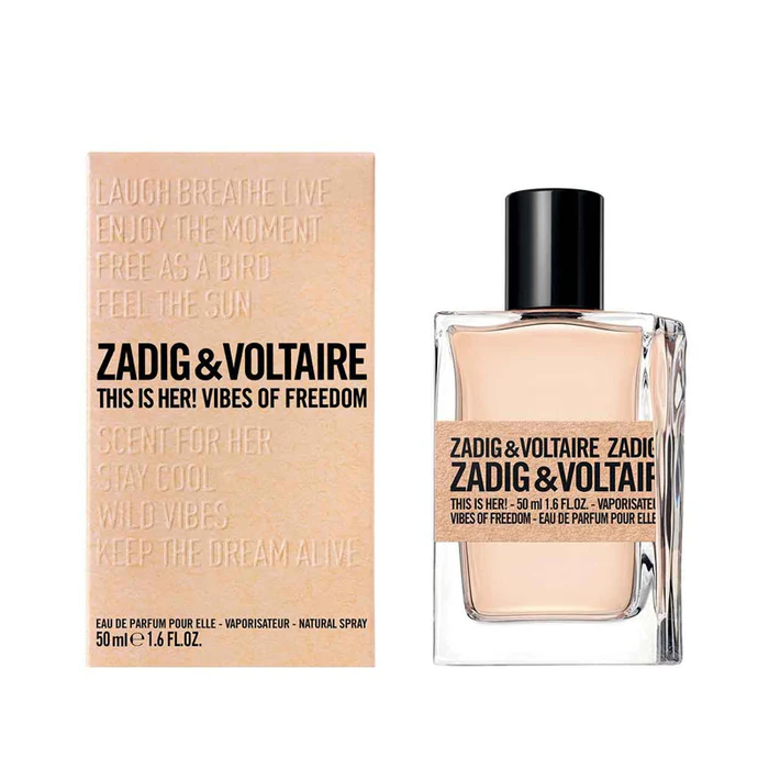 Zadig & Voltaire This Is Her! Vibes Of Freedom Pour Elle For Women EDP 50ml - Image 2